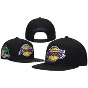 Casquette Los Angeles Lakers Mitchell & Ness Custom Patch Snapback Noir