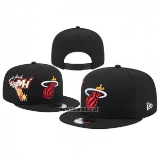 Casquette Miami Heat Icon 9FIFTY Snapback Noir