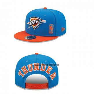 Casquette Oklahoma City Thunder League Flawless 9FIFTY Snapback Orange Bleu