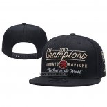 Casquette Toronto Raptors 2019 Finals Champions Noir