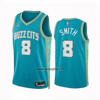 Maillot Charlotte Hornets Nick Smith JR. NO 8 Ville 2023-24 Vert