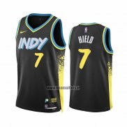 Maillot Indiana Pacers Buddy Hield NO 7 Ville 2023-24 Noir