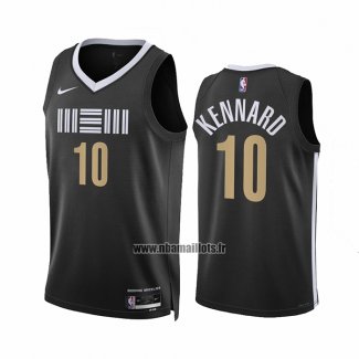 Maillot Memphis Grizzlies Luke Kennard NO 10 Ville 2023-24 Noir