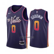 Maillot Phoenix Suns Jordan Goodwin NO 0 Ville 2023-24 Volet