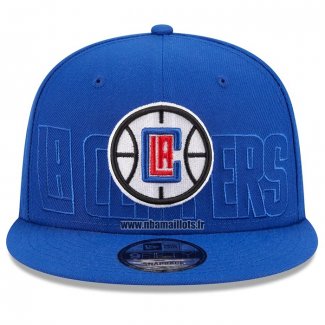 Casquette Los Angeles Clippers 2023 NBA Draft 9FIFTY Snapback Bleu