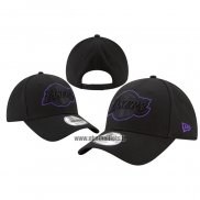 Casquette Los Angeles Lakers New Era 9forty Adjustable Noir