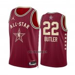 Maillot All Star 2024 Miami Heat Jimmy Butler NO 22 Rouge