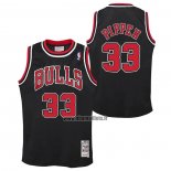 Maillot Enfant Chicago Bulls Scottie Pippen NO 33 Mitchell & Ness 1997-98 Noir