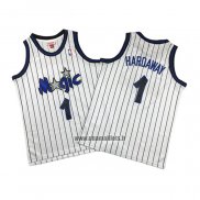 Maillot Enfant Orlando Magic Penny Hardaway NO 1 Mitchell & Ness 1993-94 Blanc