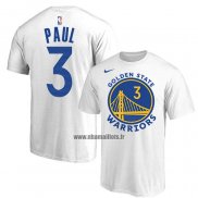 Maillot Manche Courte Golden State Warriors Chris Paul Association 2022-23 Blanc