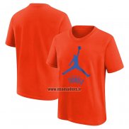 Maillot Manche Courte Oklahoma City Thunder Essential Jumpman Orange