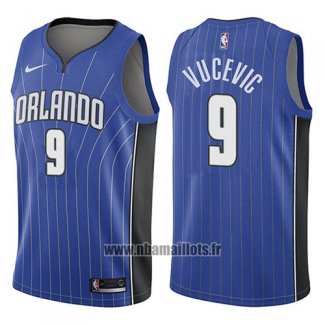 Maillot Orlando Magic Nikola Vucevic No 9 Icon 2017-18 Bleu