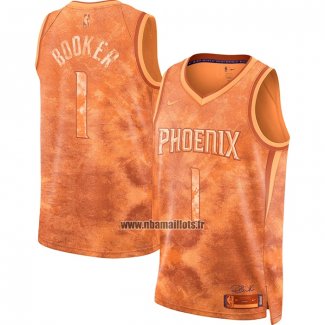 Maillot Phoenix Suns Devin Booker NO 1 Select Series 2023 Orange