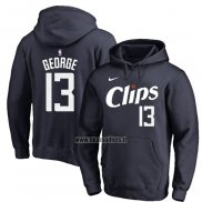 Veste a Capuche Los Angeles Clippers Paul George Ville 2023-24 Bleu