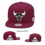 Casquette Chicago Bulls Mitchell & Ness Fucsia