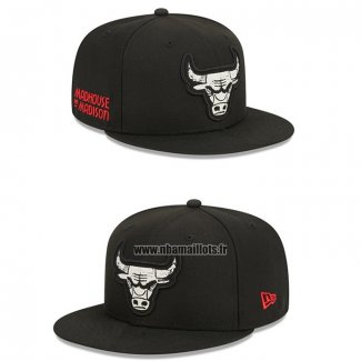 Casquette Chicago Bulls Ville Edition 2023-24 Noir