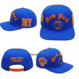 Casquette New York Knicks Old English Snapback Bleu