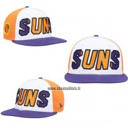 Casquette Phoenix Suns 9FIFTY Blanc Orange Volet