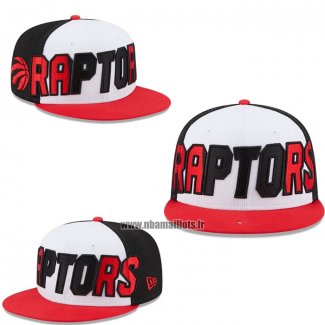 Casquette Toronto Raptors 9FIFTY Blanc Rouge Noir