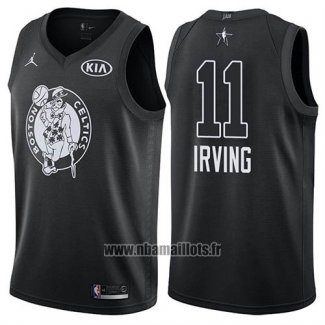 Maillot All Star 2018 Boston Celtics Kyrie Irving No 11 Noir