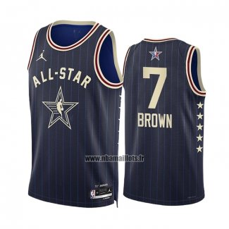 Maillot All Star 2024 Boston Celtics Jaylen Brown NO 7 Bleu