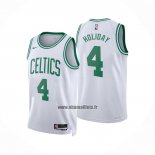 Maillot Boston Celtics Jrue Holiday NO 4 Association 2022-23 Blanc
