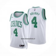 Maillot Boston Celtics Jrue Holiday NO 4 Association 2022-23 Blanc