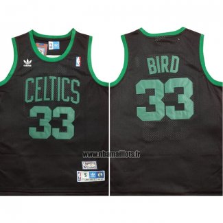 Maillot Boston Celtics Larry Bird NO 33 Noir