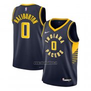 Maillot Enfant Indiana Pacers Tyrese Haliburton NO 0 Icon 2022-23 Bleu