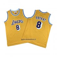 Maillot Enfant Los Angeles Lakers Kobe Bryant NO 8 Icon 2018-19 Jaune