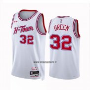 Maillot Houston Rockets Jeff Green NO 32 Ville 2023-24 Blanc