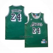 Maillot Los Angeles Lakers Kobe Bryant NO 24 Retro Vert