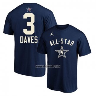 Maillot Manche Courte All Star 2024 Anthony Davis Bleu