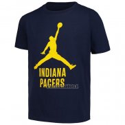 Maillot Manche Courte Indiana Pacers Essential Jumpman Noir