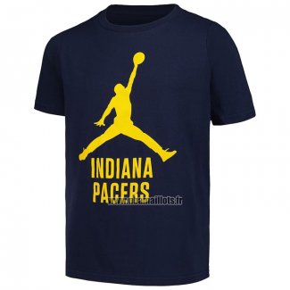 Maillot Manche Courte Indiana Pacers Essential Jumpman Noir