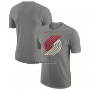 Maillot Manche Courte Portland Trail Blazers Ville 2023-24 Gris