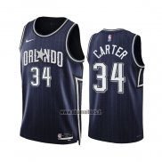 Maillot Orlando Magic Wendell Carter NO 34 Ville 2023-24 Bleu