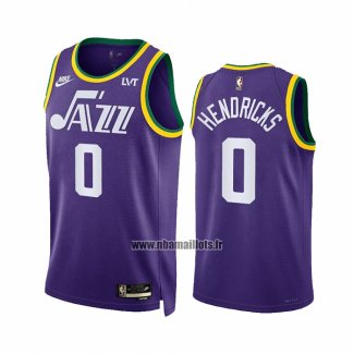 Maillot Utah Jazz Taylor Hendricks NO 0 Classic 2023-24 Volet