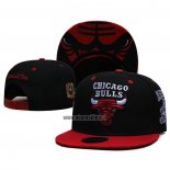 Casquette Chicago Bulls Mitchell & Ness Noir Rouge3