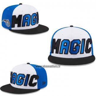 Casquette Orlando Magic 9FIFTY Blanc Bleu Noir