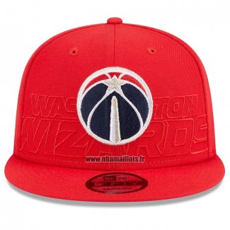 Casquette Washington Wizards 2023 NBA Draft 9FIFTY Snapback Rouge