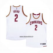 Maillot Cleveland Cavaliers Kyrie Irving NO 2 Retro Blanc