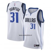 Maillot Dallas Mavericks David Thompson NO 31 Association 2023-24 Blanc