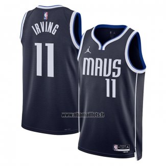 Maillot Dallas Mavericks Kyrie Irving NO 11 Statement 2022-23 Bleu