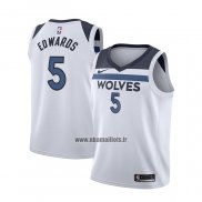 Maillot Enfant Minnesota Timberwolves Anthony Edwards NO 5 Association 2022-23 Blanc