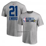 Maillot Manche Courte All Star 2024 Joel Embiid Gris