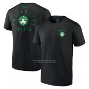 Maillot Manche Courte Boston Celtics 2024 Eastern Conference Champions Perimeter Defense Noir