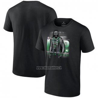 Maillot Manche Courte Boston Celtics 2024 NBA Finals Champions MVP Noir