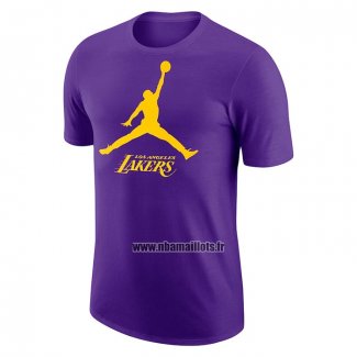 Maillot Manche Courte Los Angeles Lakers Essential Jumpman Volet