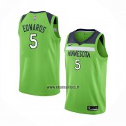 Maillot Minnesota Timberwolves Anthony Edwards NO 5 Statement Vert